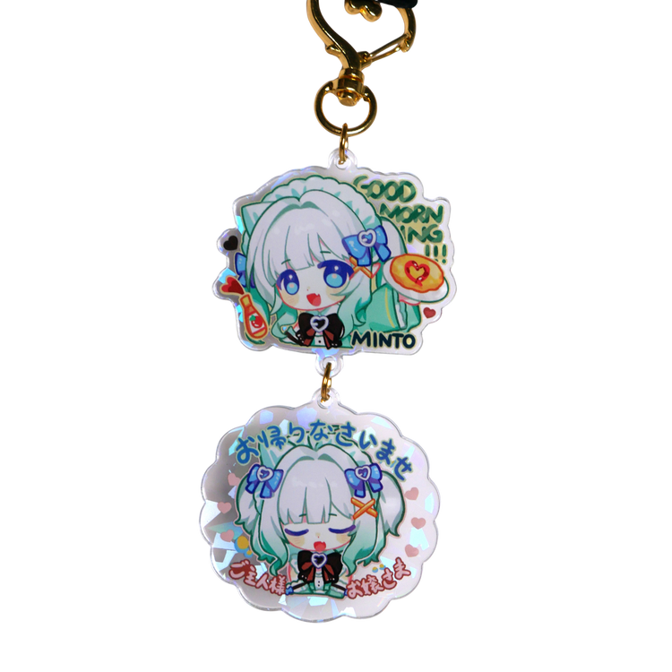Mint Fantome "Good Morning Minto" Keychain