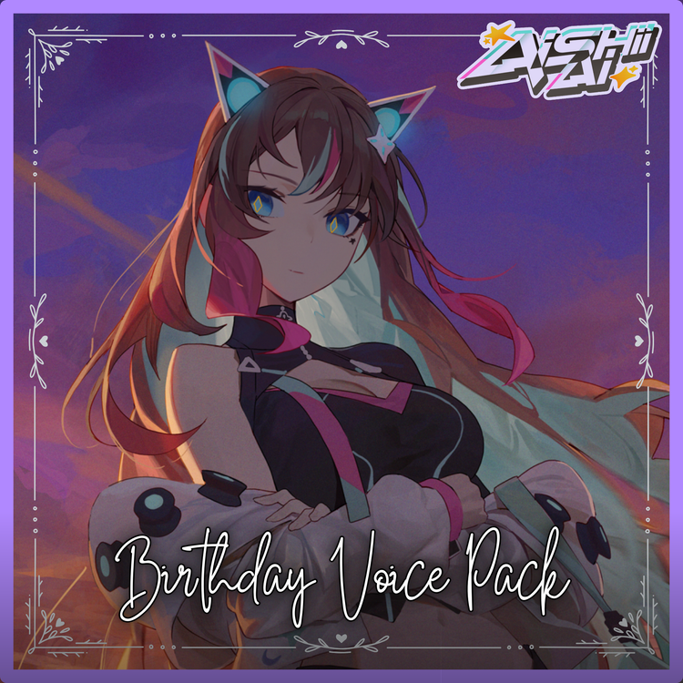 Aishii Ai Digital Birthday Bundle (Voice Pack & Wallpaper)