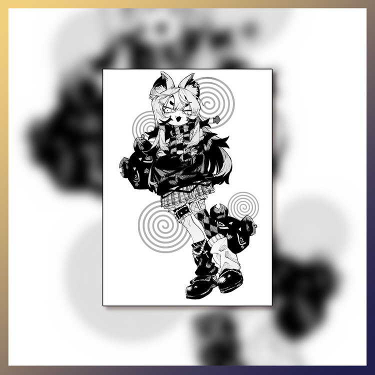 Ekkomori 5x7" Print