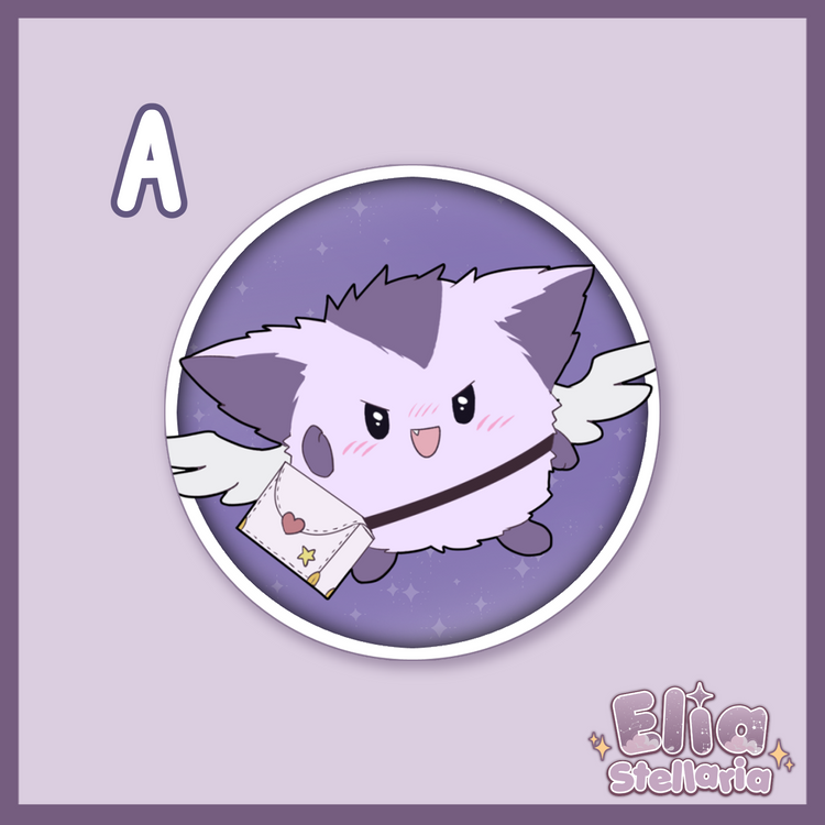 Elia Stellaria Mascot Buttons