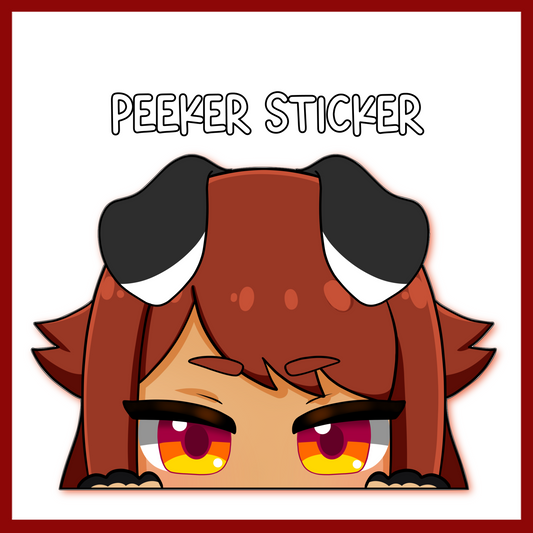 Fisk Peeker Sticker
