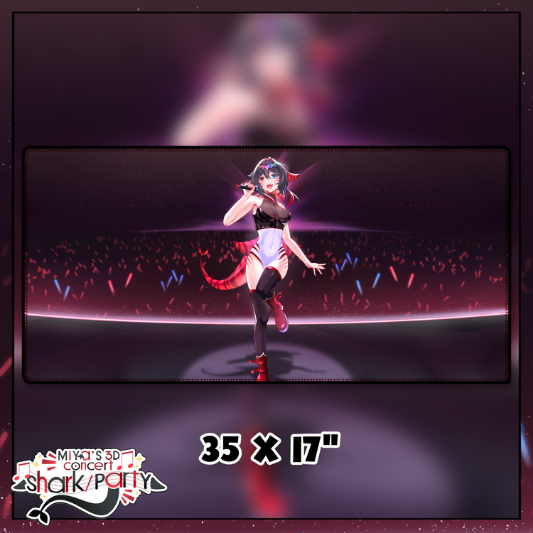 Miya's 3D Concert Playmat/Deskmat/Mousepad