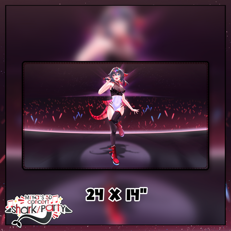 Miya's 3D Concert Playmat/Deskmat/Mousepad