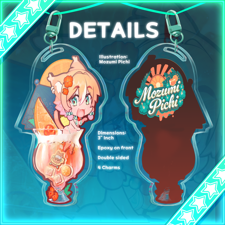 Mozumi Pichi Shaker Keychain