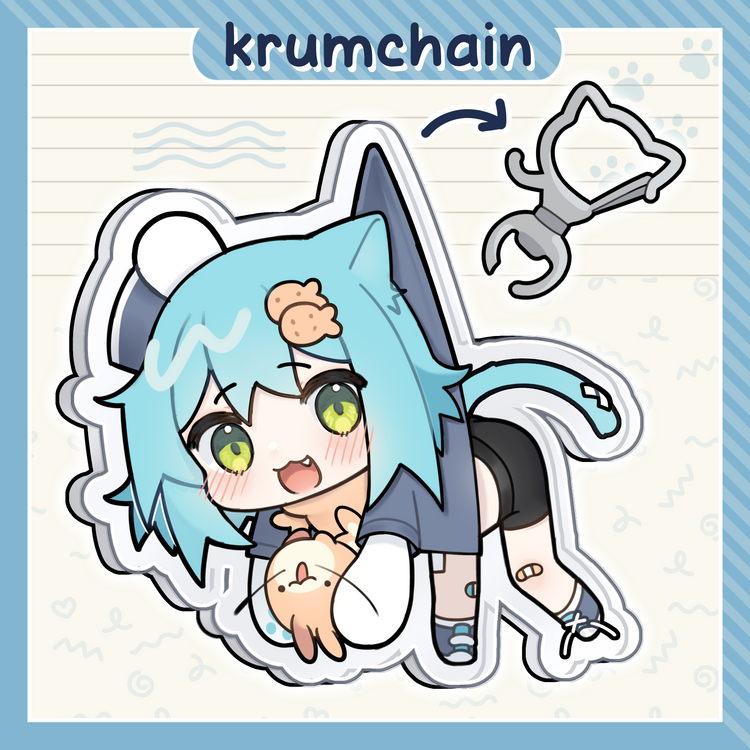 Krumroll "Krumchain" Keychain