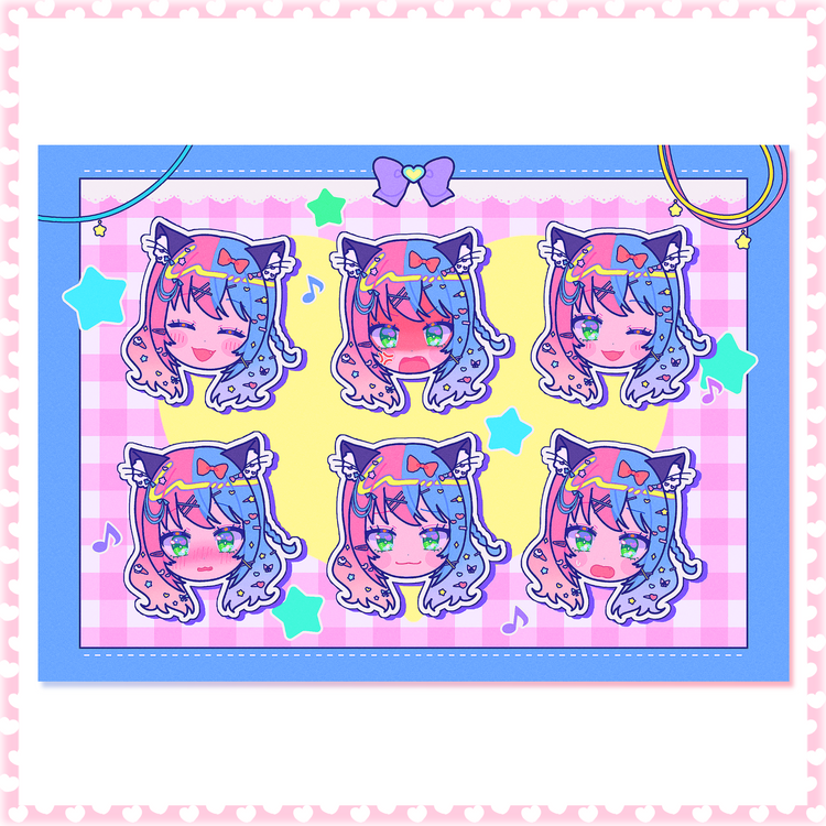 Retro Kisaka Sticker Sheet