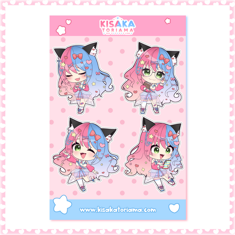 Kisaka Debut Sticker Sheet