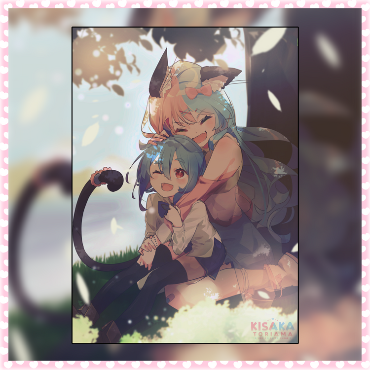 Kisaka Leaflit Cuddle 5x7" Print