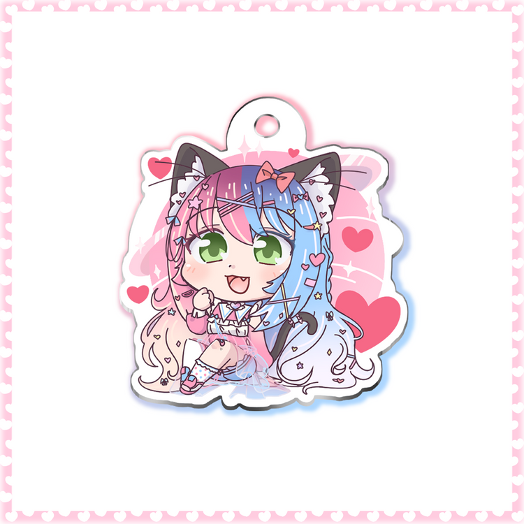 Pastel Sit Kisaka Keychain
