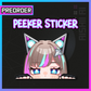 Aishii Ai Peeker Sticker [PREORDER]