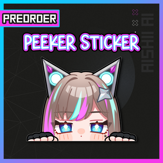 Aishii Ai Peeker Sticker [PREORDER]