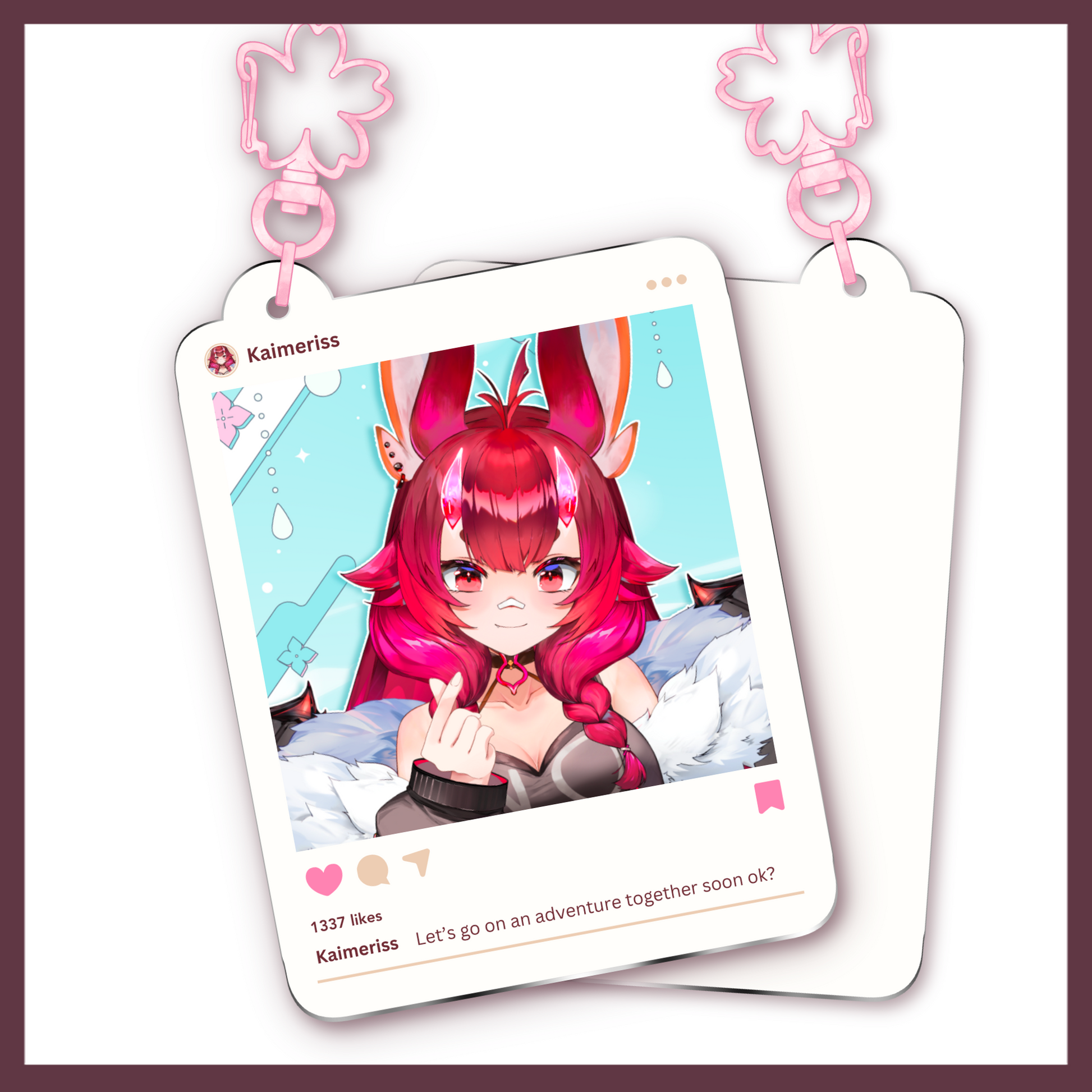 Kaimeriss 2.0 Social Cutie Keychain – V-Oshi