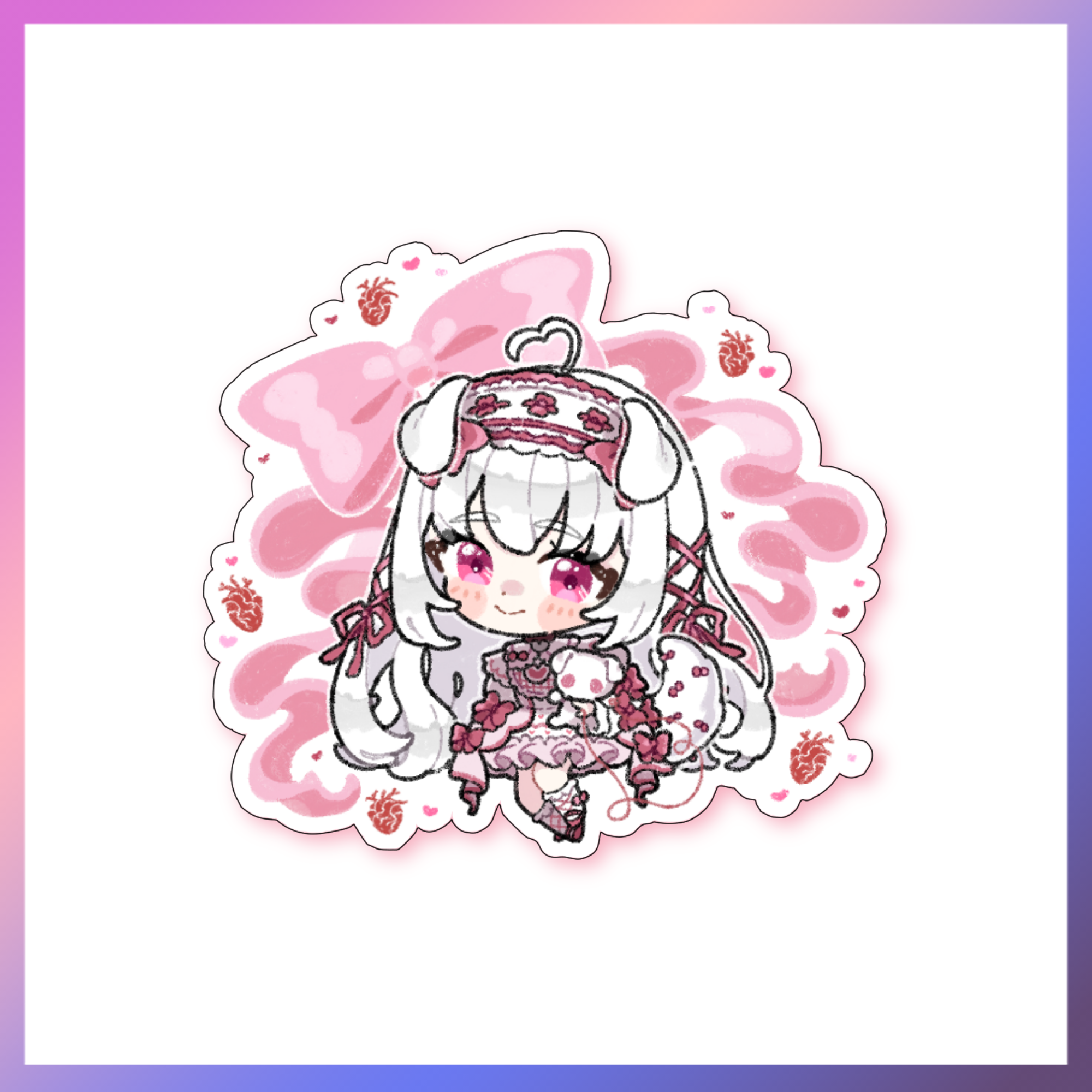 Mitzypawz Chibi DropOuts Sticker – V-Oshi