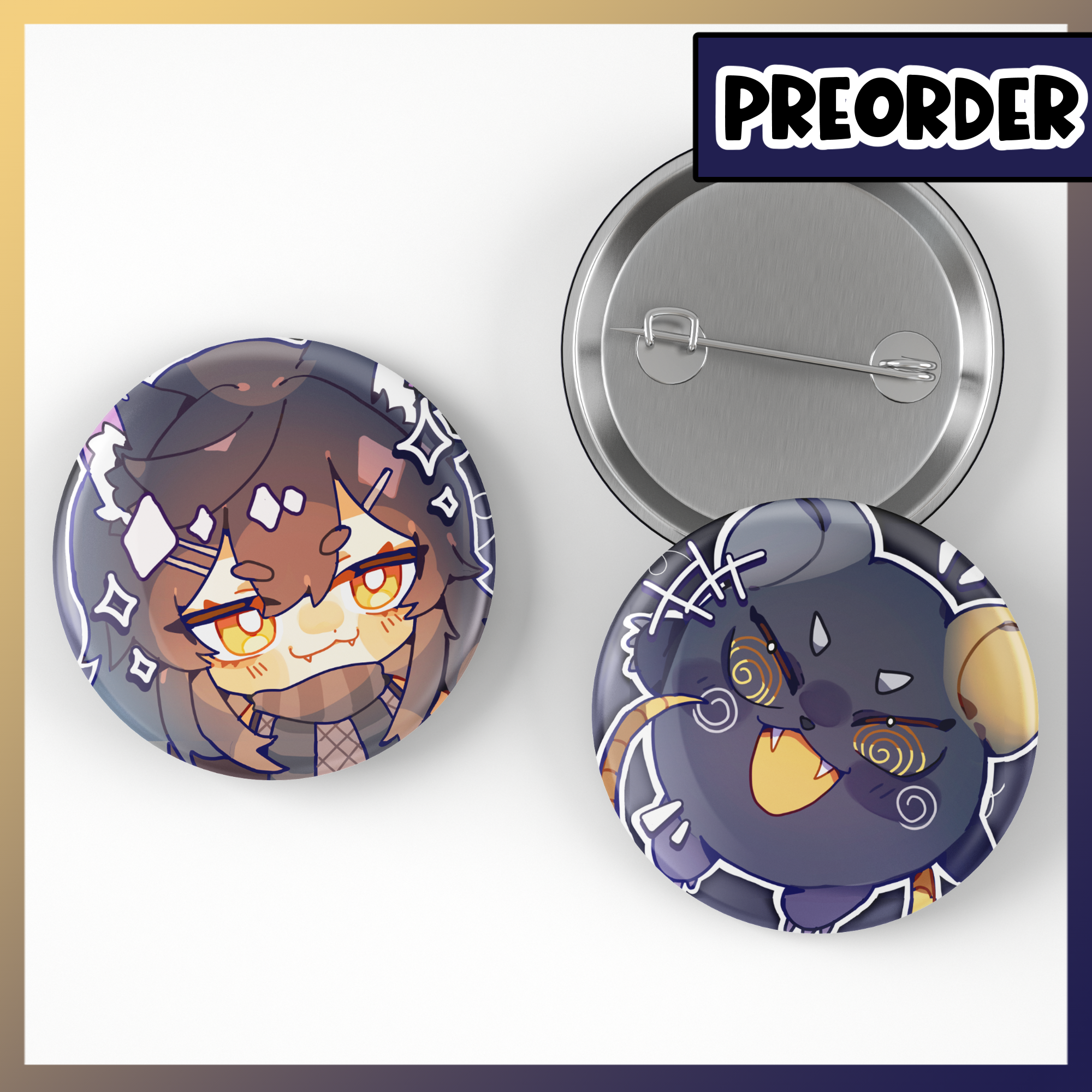 Ekkomori Buttons – V-Oshi