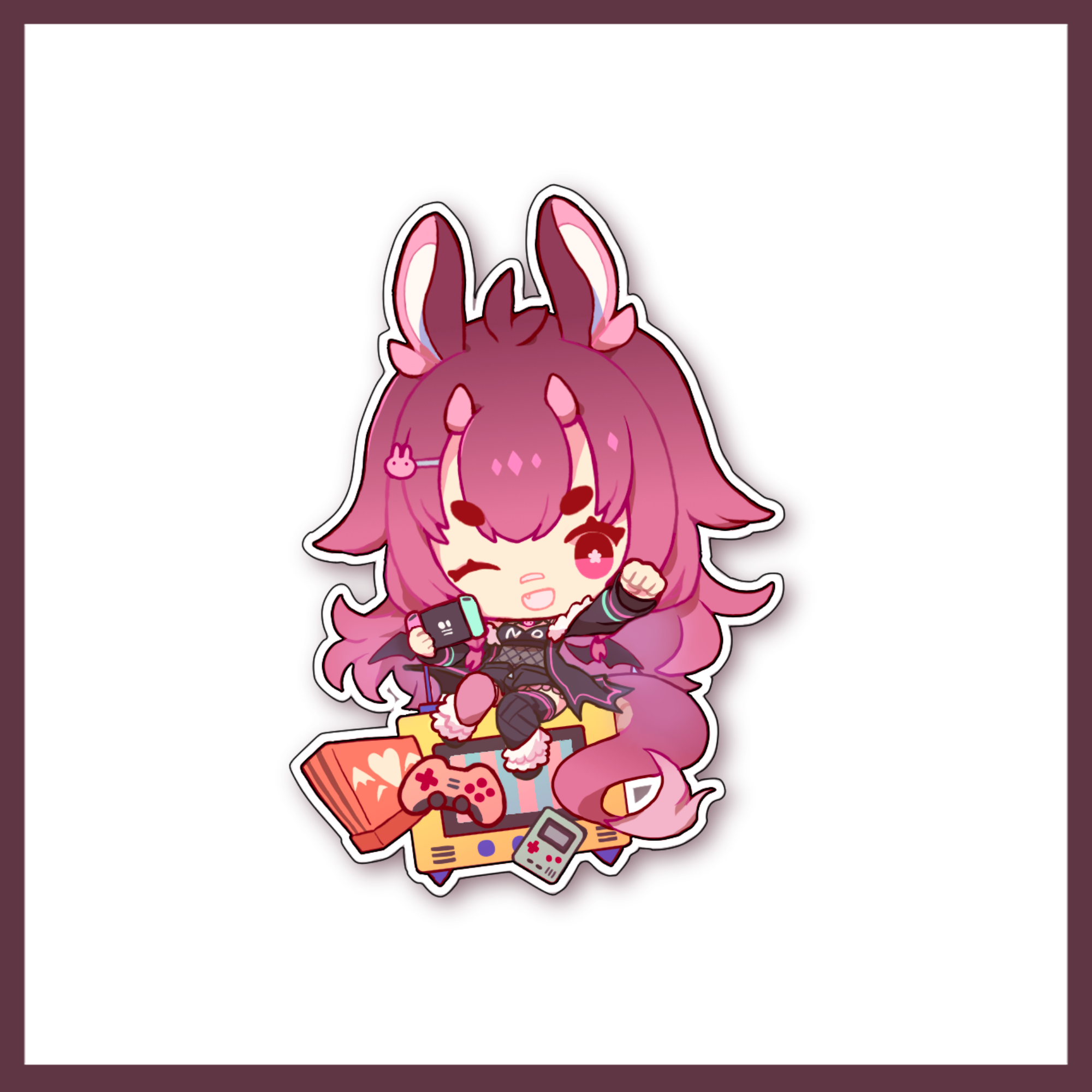 Gamer Kaimeriss Chibi Sticker – V-Oshi