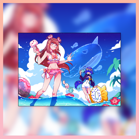 Michi Melody Beach 5x7" Print