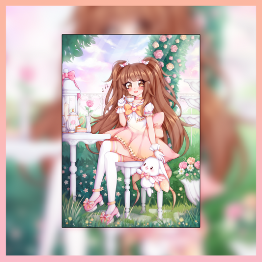 Michi Melody Cafe 5x7" Print