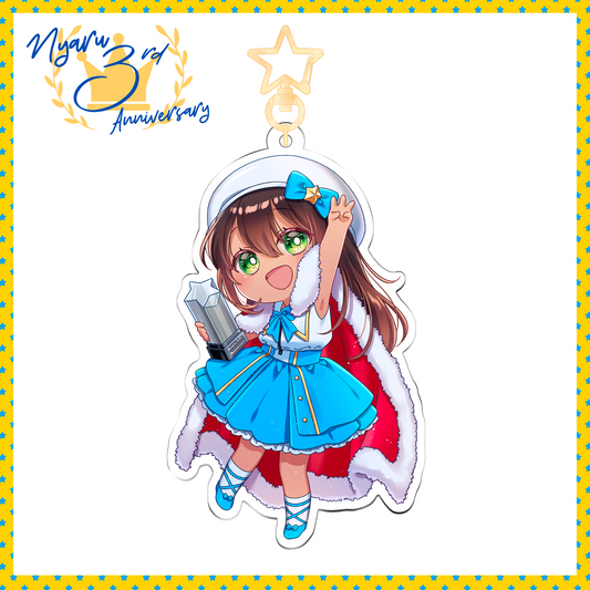 Nyaruchuuu 3rd Anniversary Keychain