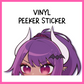 YanchaGoGo Peeker Sticker