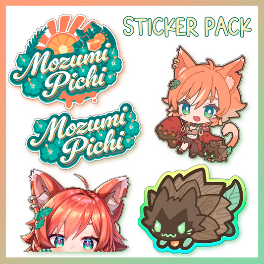 Mozumi Pichi Sticker Pack