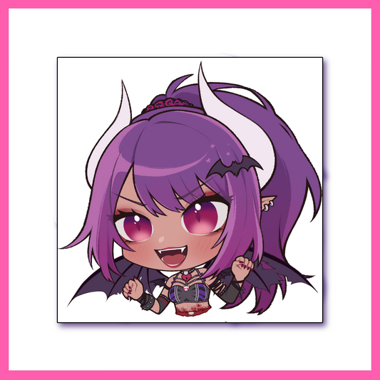 YanchaGoGo Chibi Square Sticker