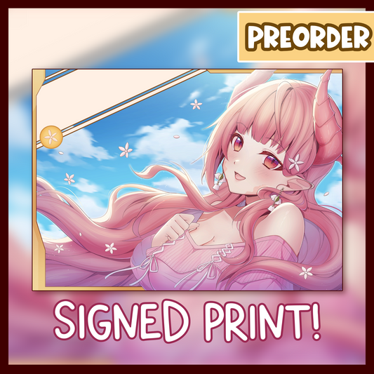 Limited Mokabean Signed Birthday 7x5" Print [PREORDER]