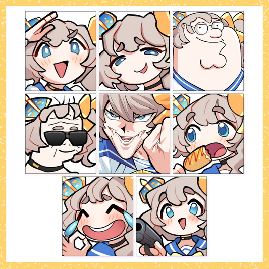 MariMari_EN Emote Sticker Set