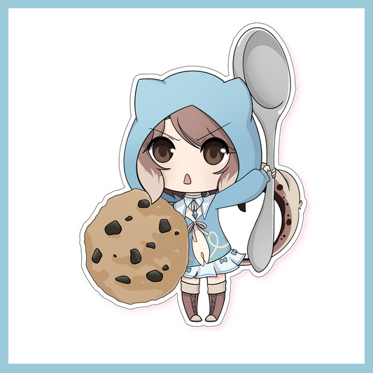 Tea The Khajiit 5th Anniversary Secret Tank Sticker